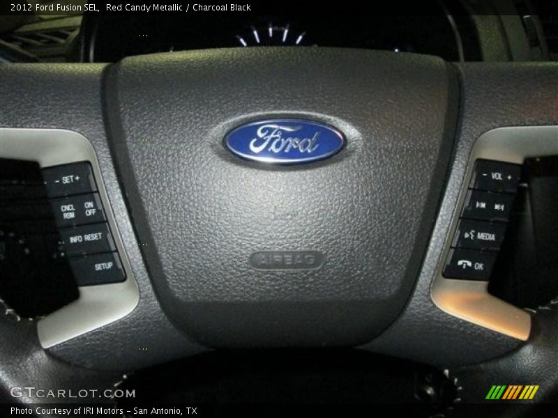 Red Candy Metallic / Charcoal Black 2012 Ford Fusion SEL
