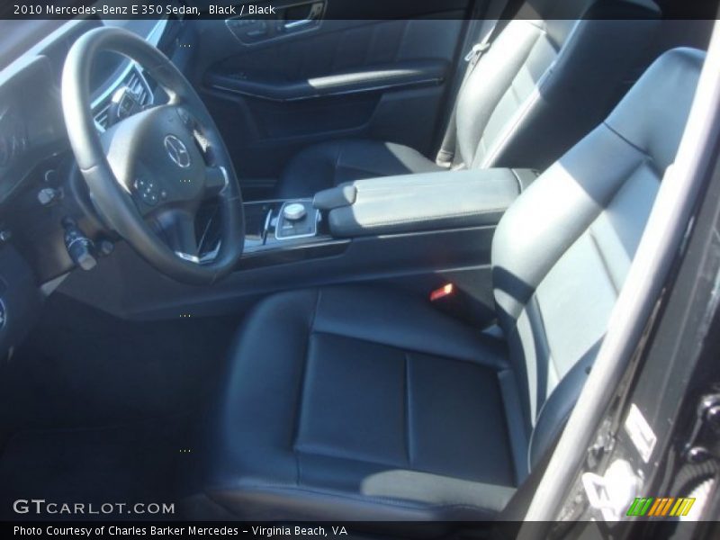 Black / Black 2010 Mercedes-Benz E 350 Sedan