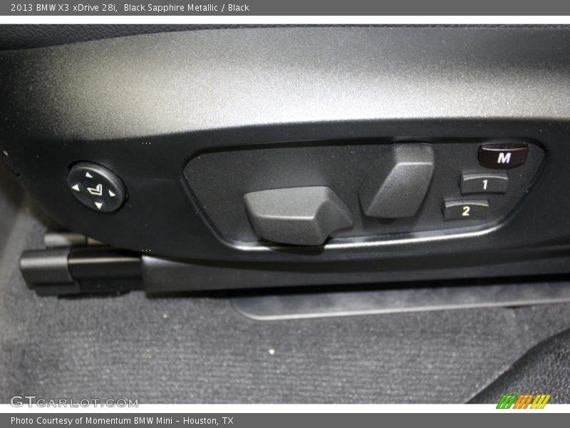 Black Sapphire Metallic / Black 2013 BMW X3 xDrive 28i