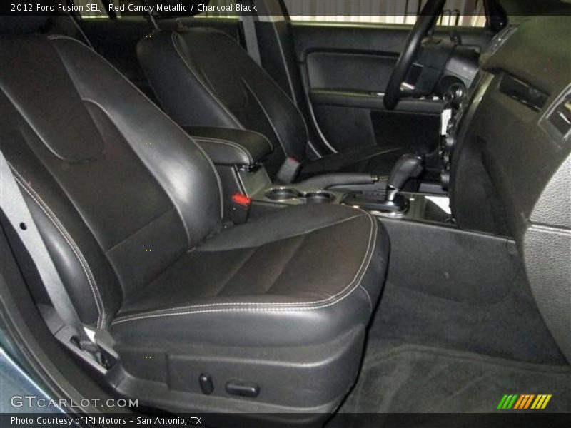 Red Candy Metallic / Charcoal Black 2012 Ford Fusion SEL