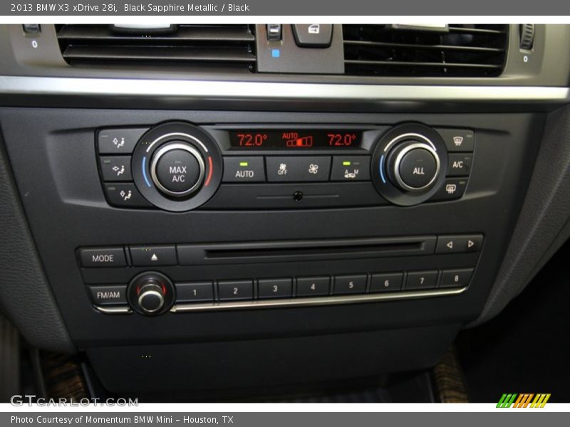 Black Sapphire Metallic / Black 2013 BMW X3 xDrive 28i
