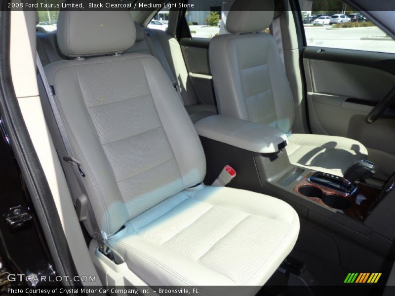 Black Clearcoat / Medium Light Stone 2008 Ford Taurus Limited
