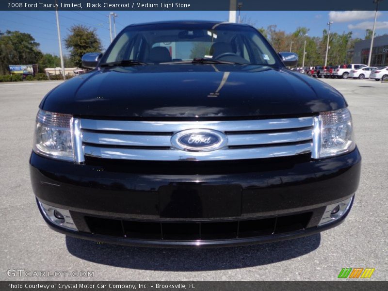 Black Clearcoat / Medium Light Stone 2008 Ford Taurus Limited