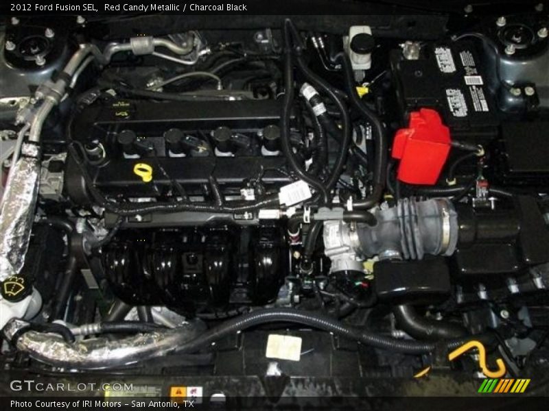 Red Candy Metallic / Charcoal Black 2012 Ford Fusion SEL