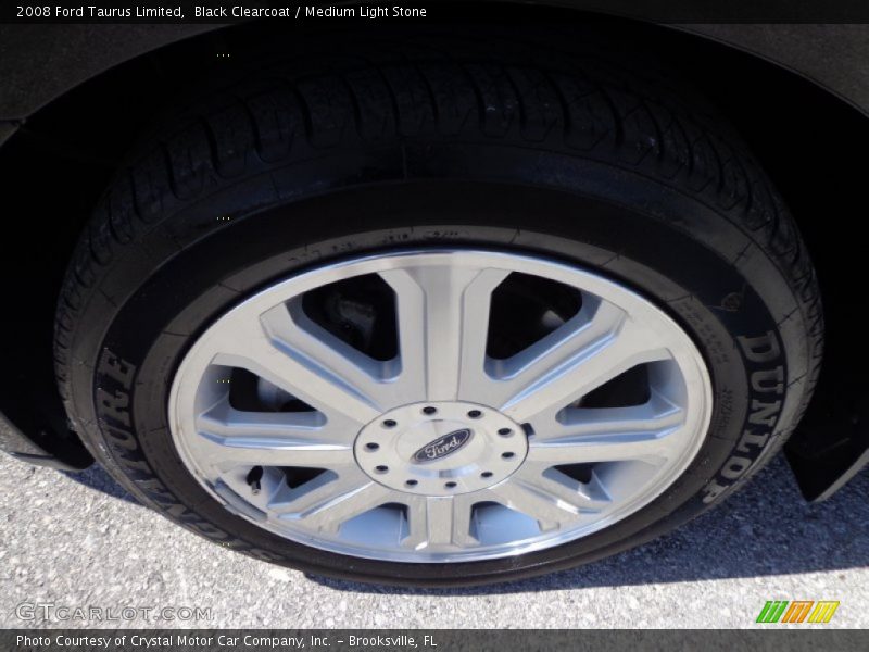 Black Clearcoat / Medium Light Stone 2008 Ford Taurus Limited