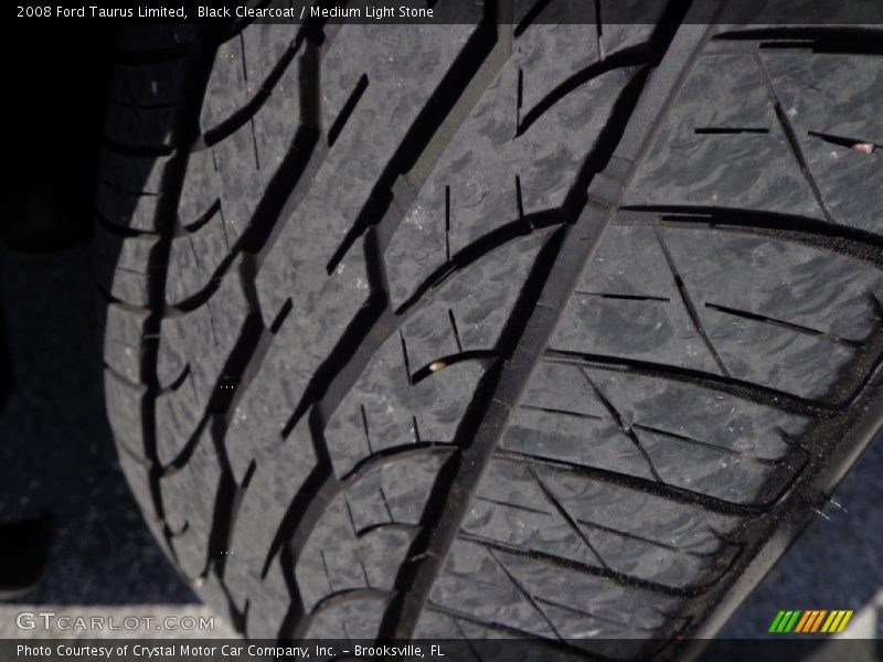 Black Clearcoat / Medium Light Stone 2008 Ford Taurus Limited