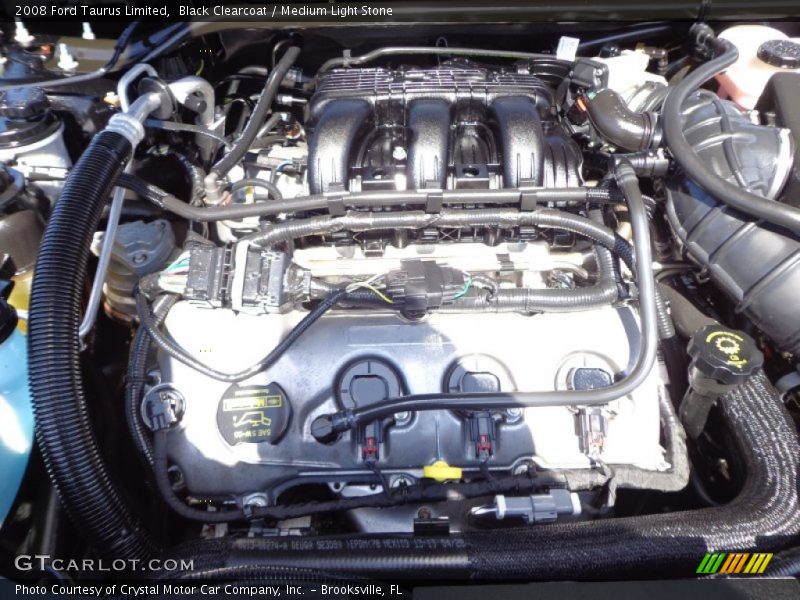 Black Clearcoat / Medium Light Stone 2008 Ford Taurus Limited