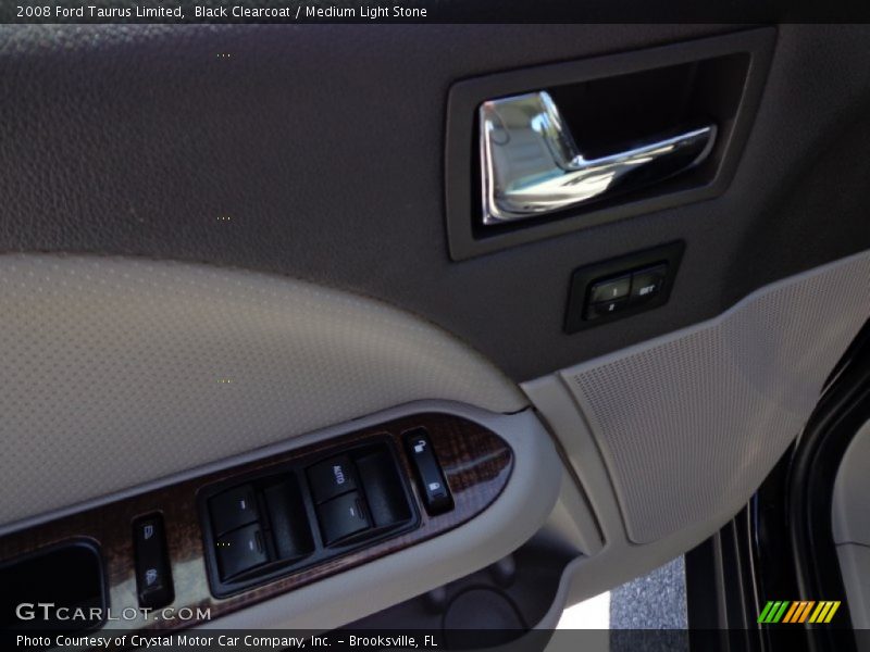 Black Clearcoat / Medium Light Stone 2008 Ford Taurus Limited