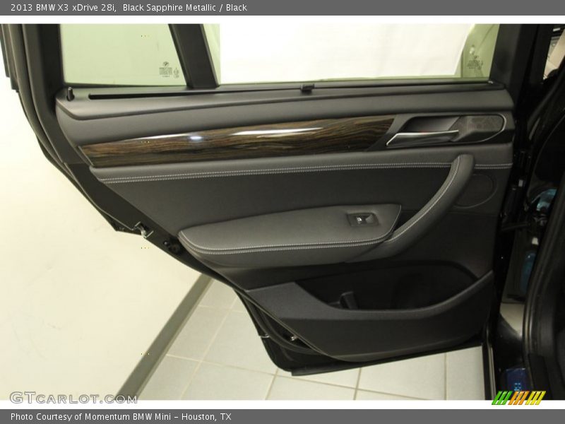 Black Sapphire Metallic / Black 2013 BMW X3 xDrive 28i