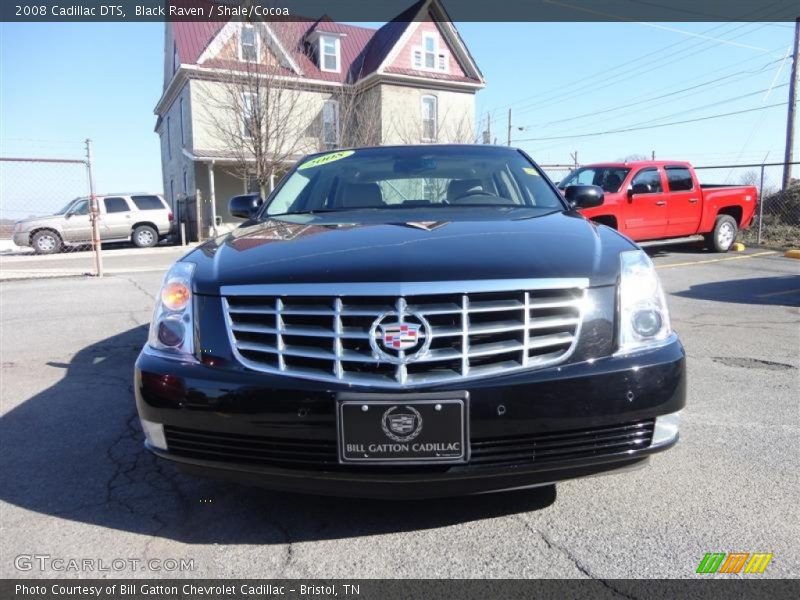 Black Raven / Shale/Cocoa 2008 Cadillac DTS