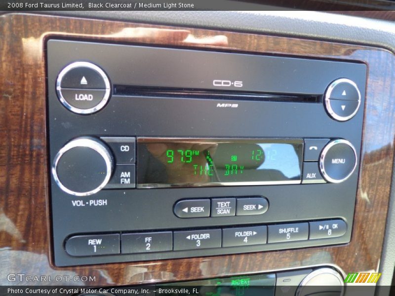 Black Clearcoat / Medium Light Stone 2008 Ford Taurus Limited