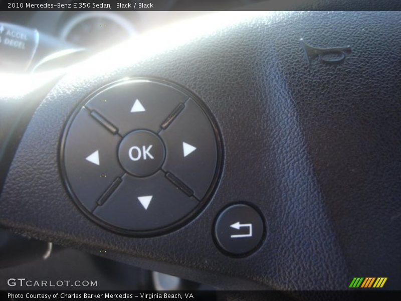 Black / Black 2010 Mercedes-Benz E 350 Sedan