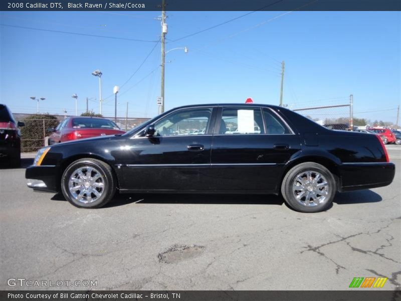 Black Raven / Shale/Cocoa 2008 Cadillac DTS