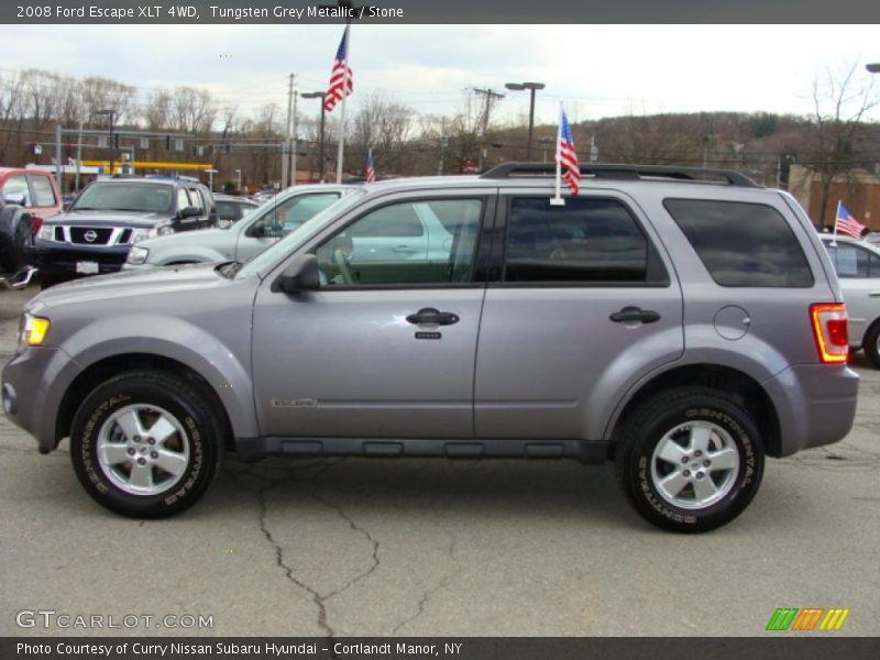 Tungsten Grey Metallic / Stone 2008 Ford Escape XLT 4WD