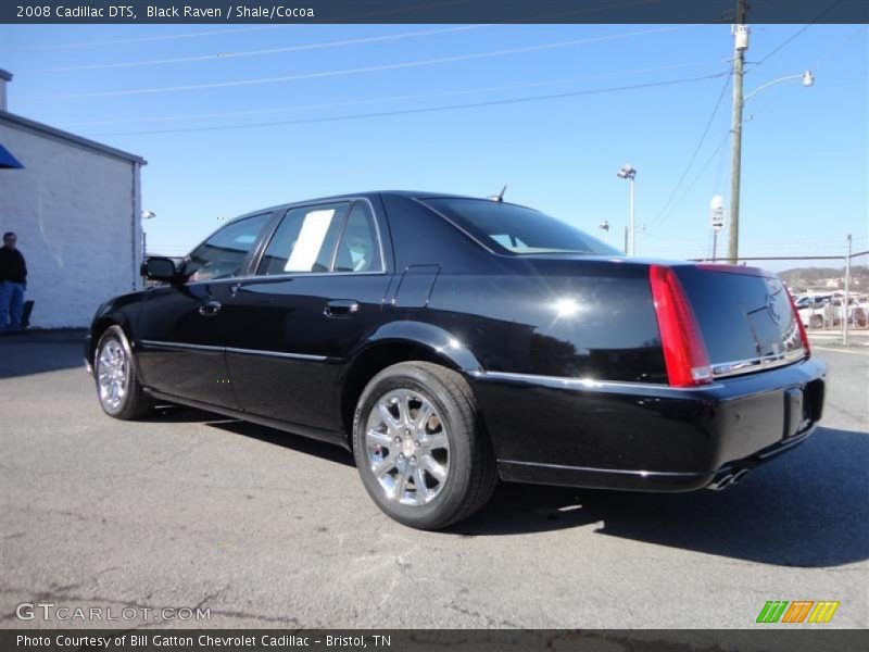 Black Raven / Shale/Cocoa 2008 Cadillac DTS