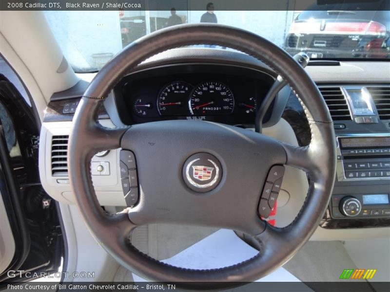 Black Raven / Shale/Cocoa 2008 Cadillac DTS
