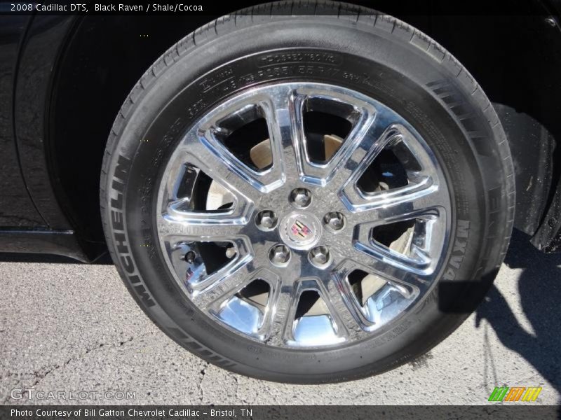 Black Raven / Shale/Cocoa 2008 Cadillac DTS