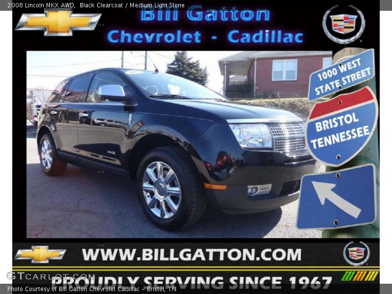 Black Clearcoat / Medium Light Stone 2008 Lincoln MKX AWD