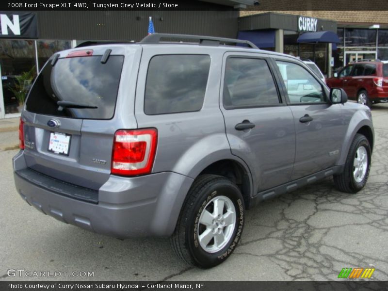 Tungsten Grey Metallic / Stone 2008 Ford Escape XLT 4WD