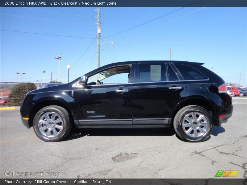 Black Clearcoat / Medium Light Stone 2008 Lincoln MKX AWD