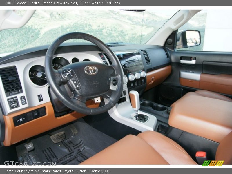  2008 Tundra Limited CrewMax 4x4 Red Rock Interior