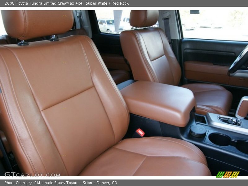 Front Seat of 2008 Tundra Limited CrewMax 4x4