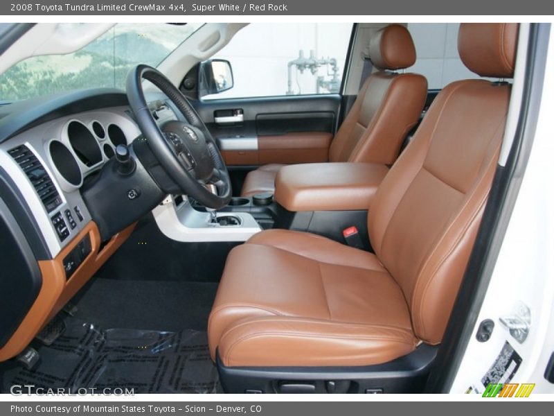 Front Seat of 2008 Tundra Limited CrewMax 4x4