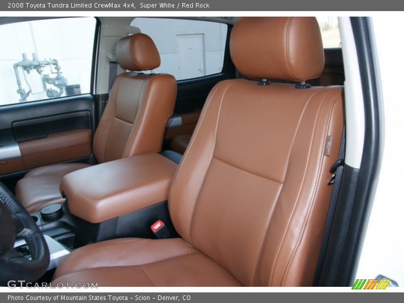 Super White / Red Rock 2008 Toyota Tundra Limited CrewMax 4x4