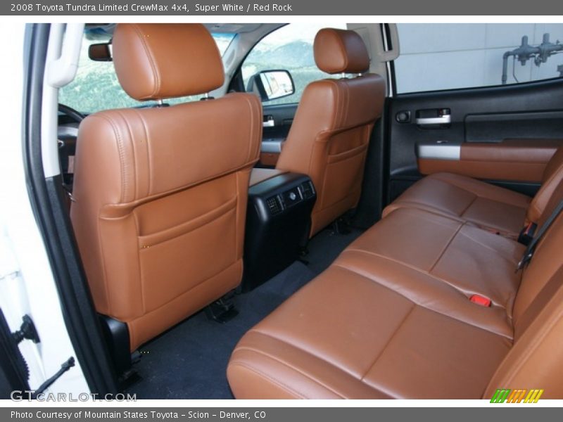 Super White / Red Rock 2008 Toyota Tundra Limited CrewMax 4x4