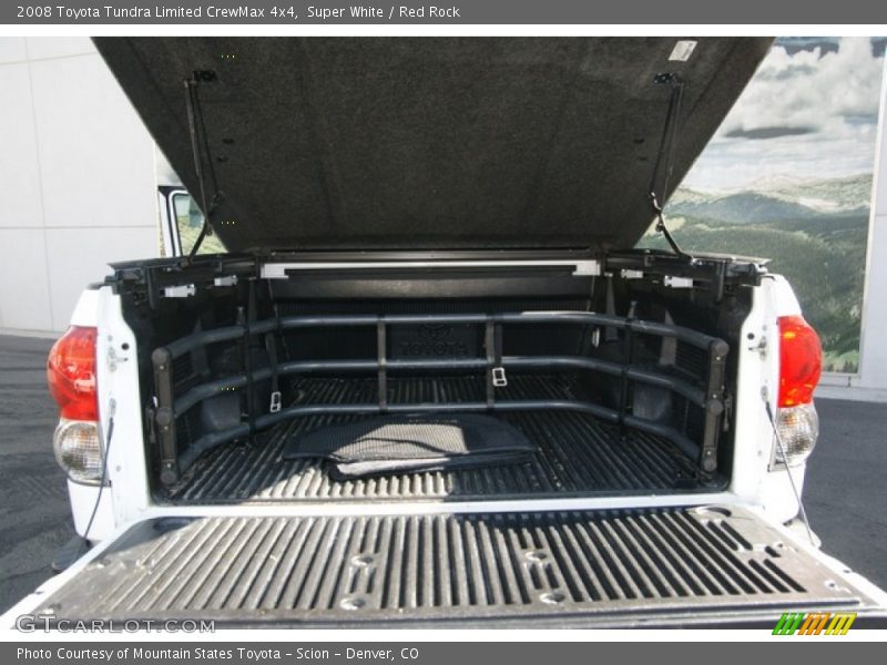 Super White / Red Rock 2008 Toyota Tundra Limited CrewMax 4x4