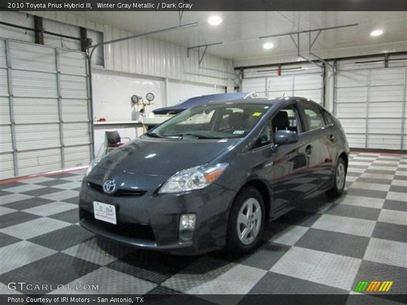 Winter Gray Metallic / Dark Gray 2010 Toyota Prius Hybrid III