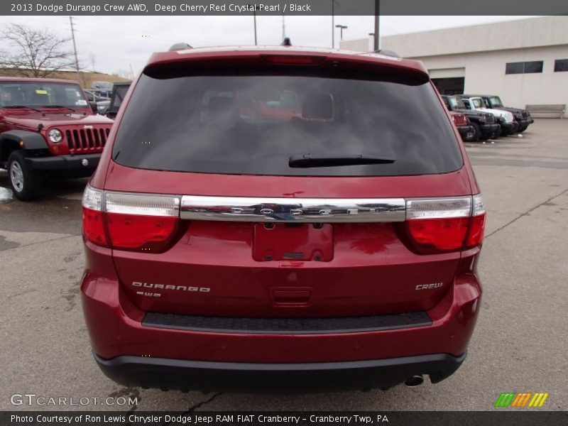 Deep Cherry Red Crystal Pearl / Black 2013 Dodge Durango Crew AWD