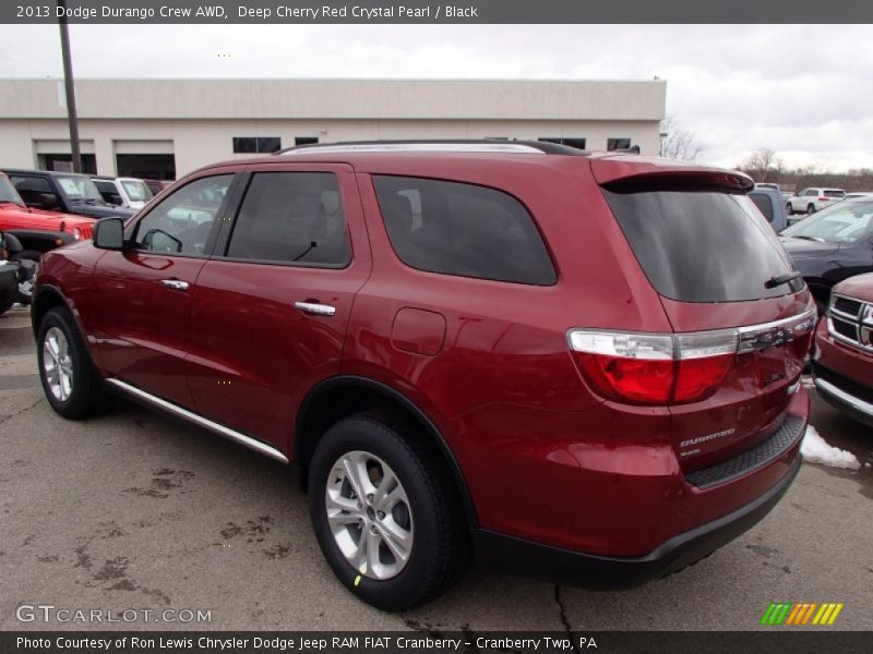 Deep Cherry Red Crystal Pearl / Black 2013 Dodge Durango Crew AWD
