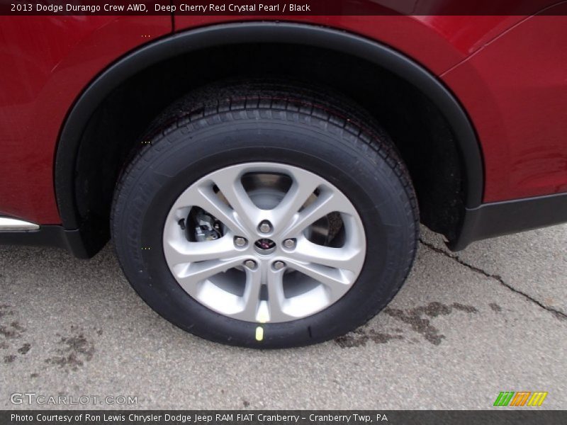 Deep Cherry Red Crystal Pearl / Black 2013 Dodge Durango Crew AWD