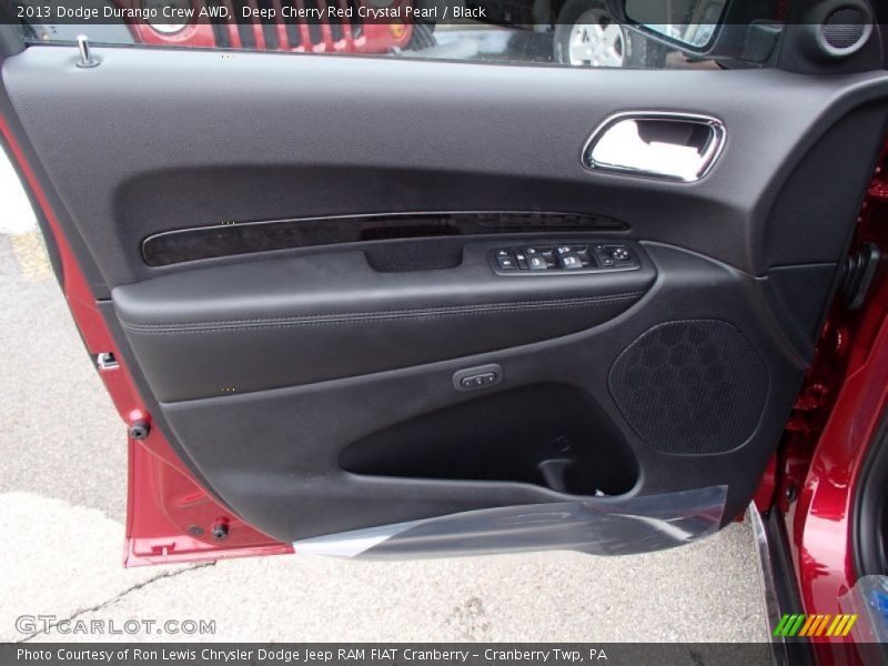 Deep Cherry Red Crystal Pearl / Black 2013 Dodge Durango Crew AWD