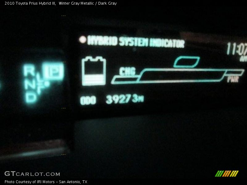 Winter Gray Metallic / Dark Gray 2010 Toyota Prius Hybrid III