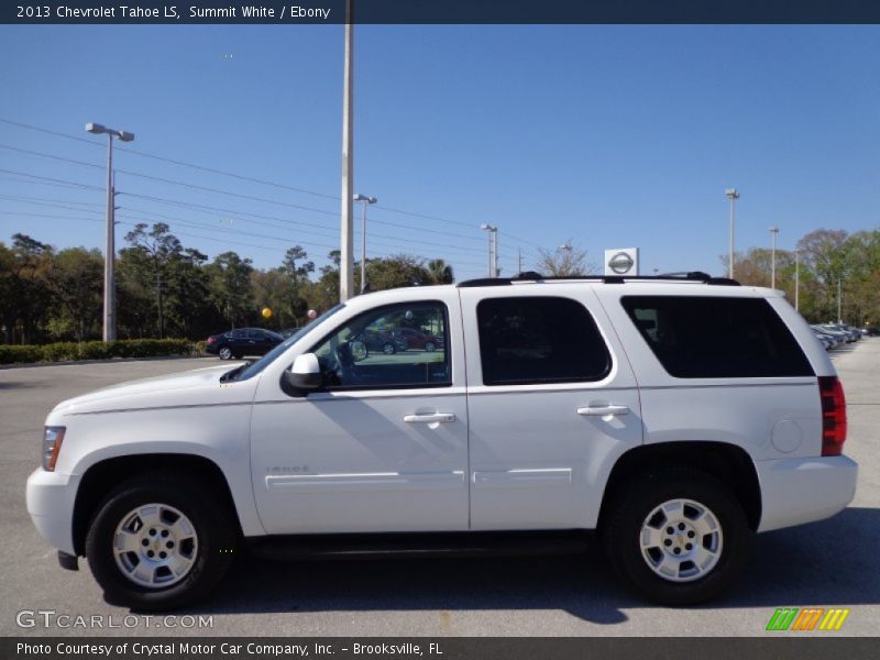 Summit White / Ebony 2013 Chevrolet Tahoe LS