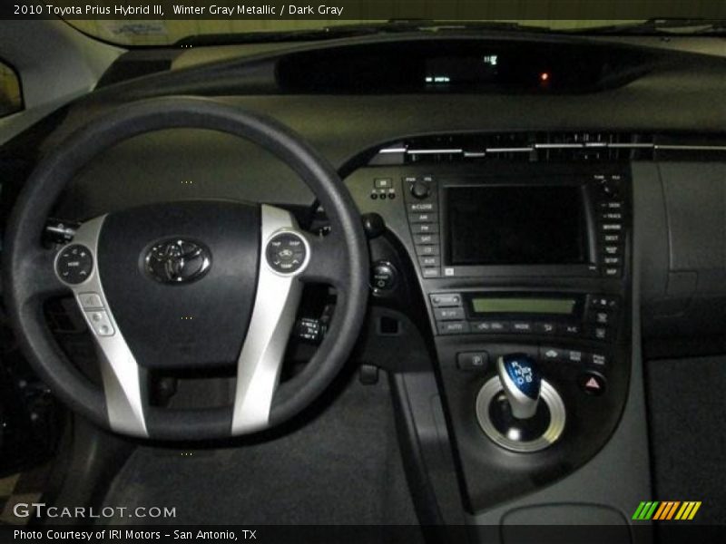 Winter Gray Metallic / Dark Gray 2010 Toyota Prius Hybrid III