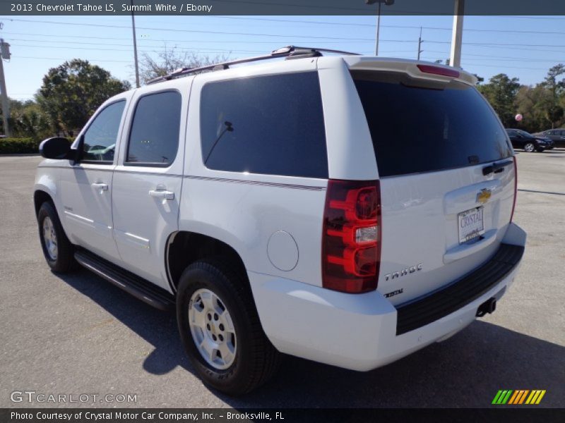 Summit White / Ebony 2013 Chevrolet Tahoe LS