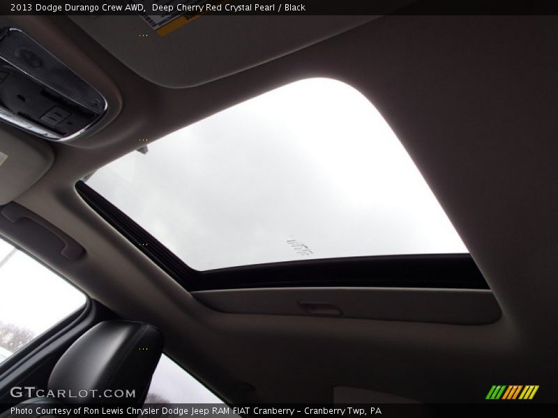 Deep Cherry Red Crystal Pearl / Black 2013 Dodge Durango Crew AWD