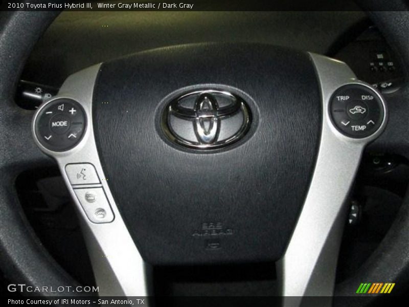 Winter Gray Metallic / Dark Gray 2010 Toyota Prius Hybrid III