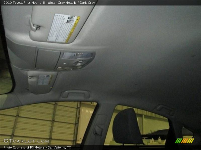 Winter Gray Metallic / Dark Gray 2010 Toyota Prius Hybrid III