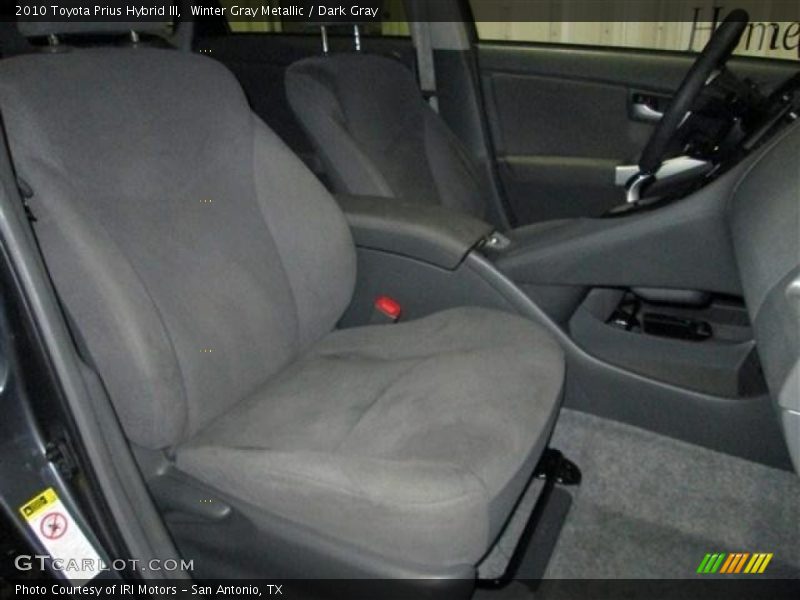 Winter Gray Metallic / Dark Gray 2010 Toyota Prius Hybrid III