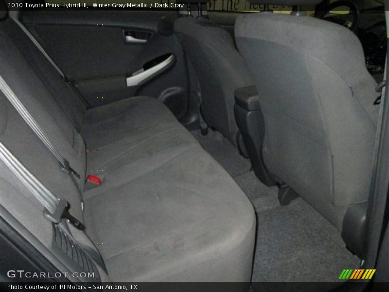 Winter Gray Metallic / Dark Gray 2010 Toyota Prius Hybrid III