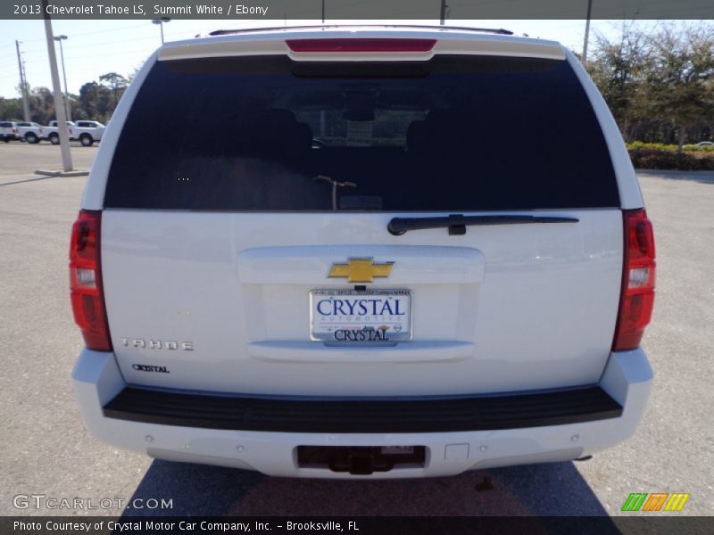 Summit White / Ebony 2013 Chevrolet Tahoe LS