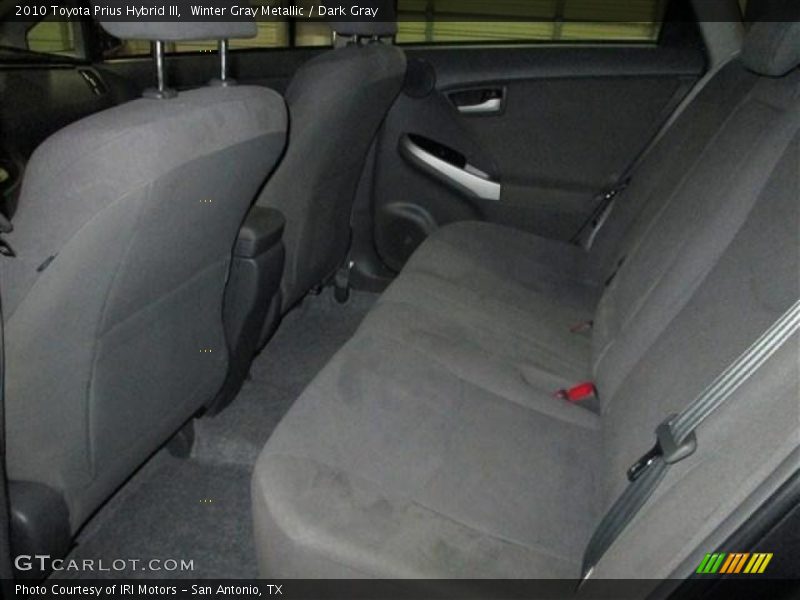 Winter Gray Metallic / Dark Gray 2010 Toyota Prius Hybrid III