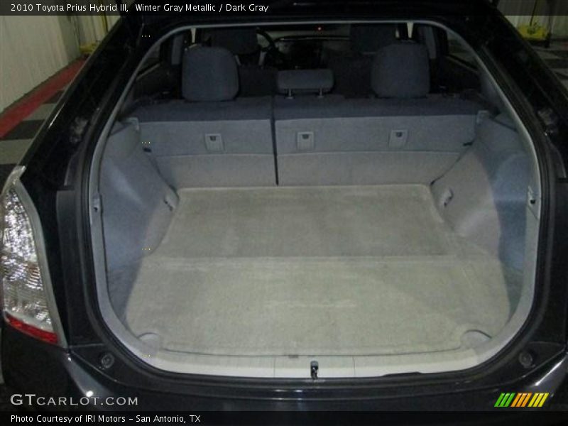 Winter Gray Metallic / Dark Gray 2010 Toyota Prius Hybrid III