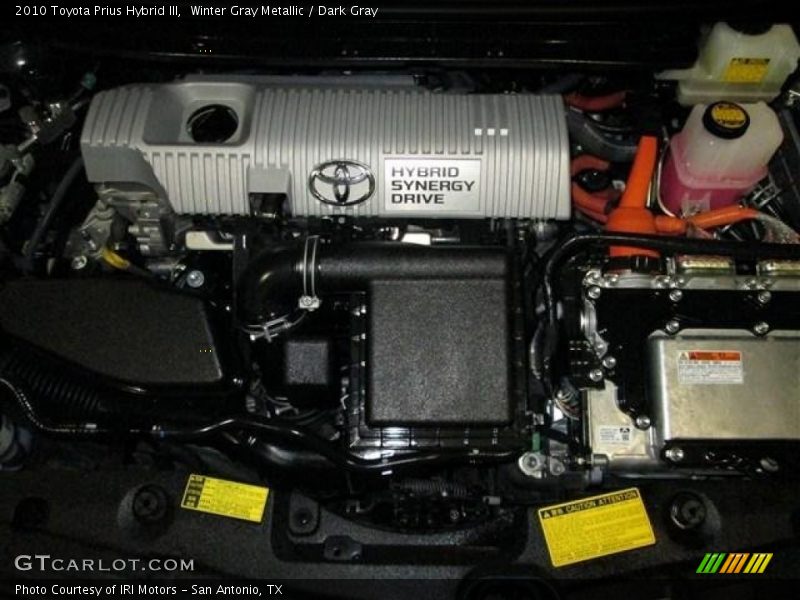 Winter Gray Metallic / Dark Gray 2010 Toyota Prius Hybrid III