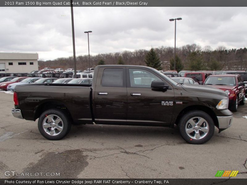  2013 1500 Big Horn Quad Cab 4x4 Black Gold Pearl