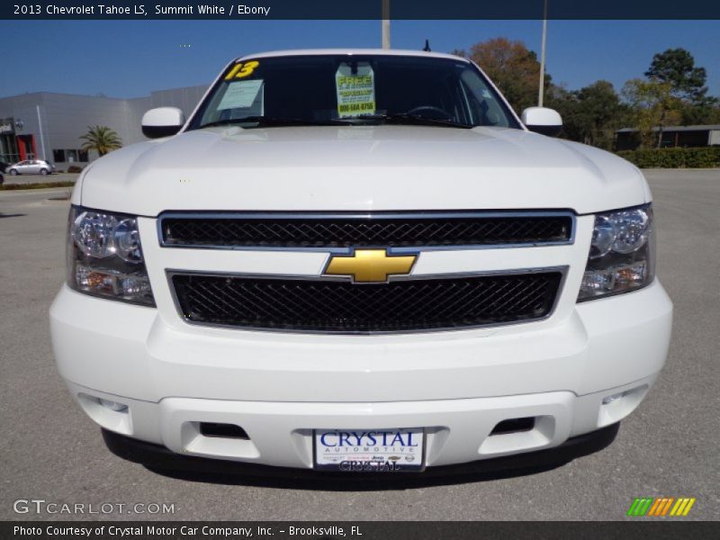 Summit White / Ebony 2013 Chevrolet Tahoe LS